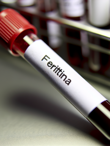 campione di sangue per la misurazione della ferritina