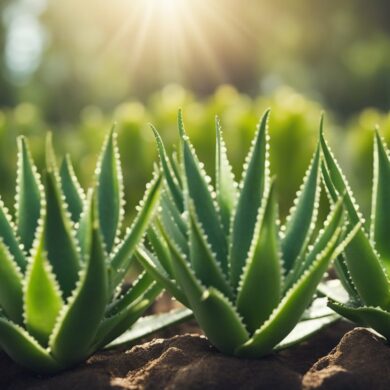 piantine di aloe vera