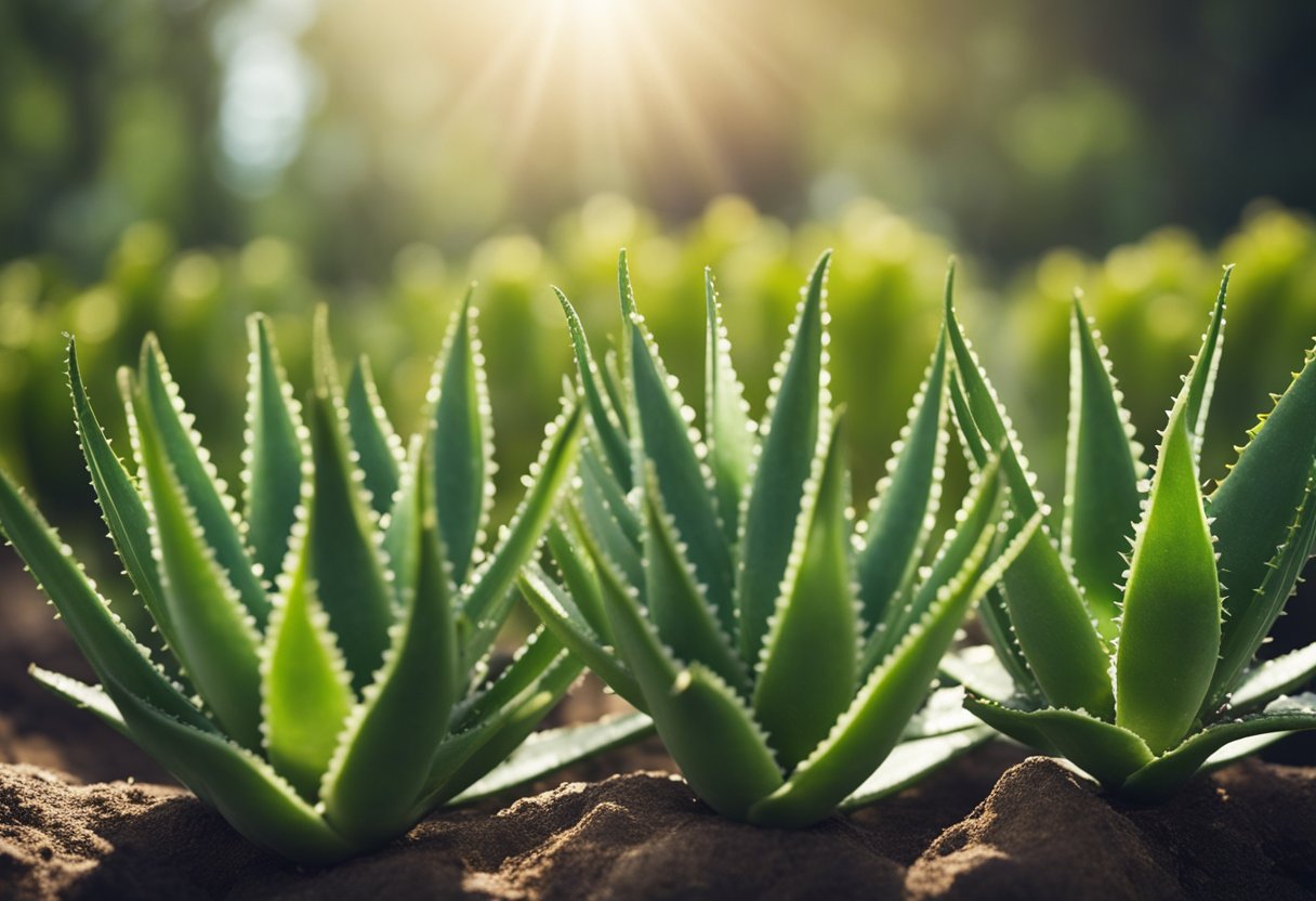 piantine di aloe vera